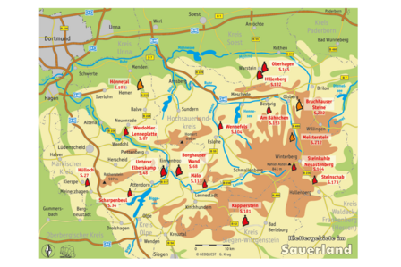 Geoquest - Kletterf&uuml;hrer Sauerland - Land der tausend Berge