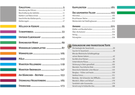 Geoquest - Kletterf&uuml;hrer Sauerland - Land der tausend Berge
