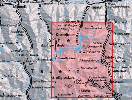 OeAV - Alpenvereinskarte 40 Glocknergruppe (Weg)