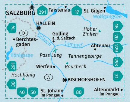Kompass - WK 15 Tennengebirge - Hochk&ouml;nig