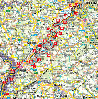 Rother - Moselsteig wandelgids