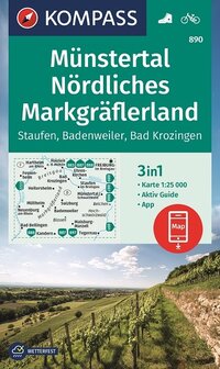 Kompass - WK 890 M&uuml;nstertal - N&ouml;rdliches Markgr&auml;flerland