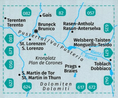 Kompass - WK 045 Bruneck - Kronplatz