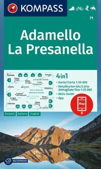 Kompass - WK 71 Adamello - La Presanella