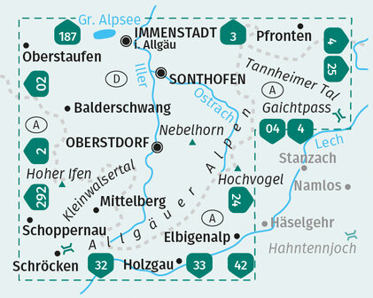 Kompass - WK 003 Allg&auml;uer Alpen
