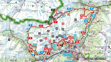 Rother - Meraner H&ouml;henweg wandelgids