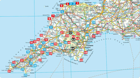 Rother - Cornwall - Devon wandelgids