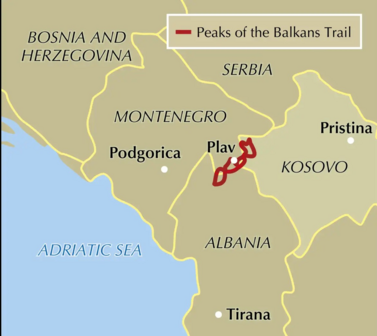 Cicerone - Peaks of the Balkans Trail