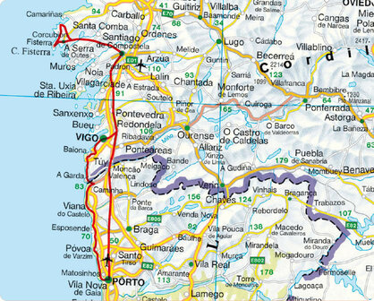 Rother - Jakobsweg - Camino Portugues wandelgids