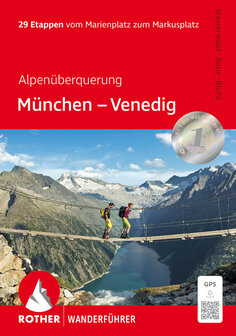 Rother - Alpen&uuml;berquerung M&uuml;nchen - Venedig wandelgids