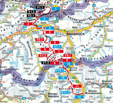 Rother - Alpen&uuml;berquerung Garmisch - Brixen