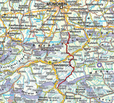 Rother - Alpen&uuml;berquerung Tegernsee - Sterzing
