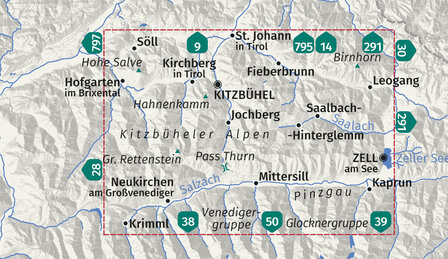 Kompass - WK 29 Kitzb&uuml;heler Alpen