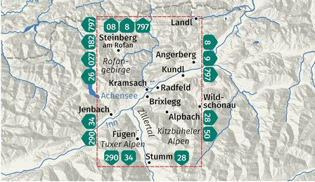 Kompass - WK 028 Alpbachtal - Seenland
