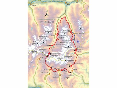 Cicerone - Tour of Monte Rosa