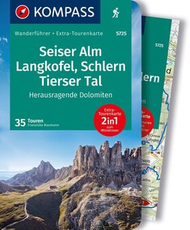 Kompass - Dolomiten 2 - Seiser Alm - Rosengarten wf