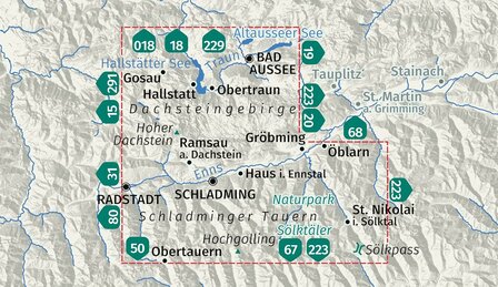 Kompass - WK 293 Dachsteingebirge - Schladminger Tauern