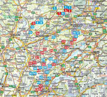 Rother - Franz&ouml;sischer Jura wandelgids