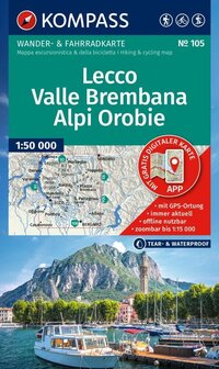 Kompass - WK 105 Lecco - Valle Brembana
