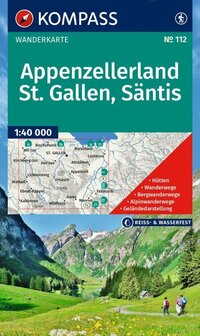 Kompass - WK 112 Appenzellerland - St. Gallen - S&auml;ntis