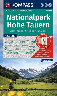 Kompass - WK 50 Nationalpark Hohe Tauern (set 3 kaarten)