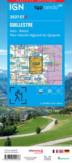 IGN - 3537ETR Guillestre - Vars - Risoul