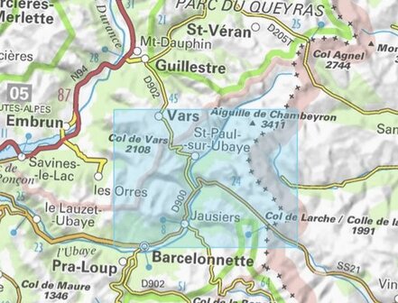 IGN - 3538ETR Aiguille de Chamberon