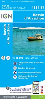 IGN - 1337ET Bassin d&#039;Arcachon