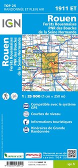 IGN - 1911ET Rouen - For&ecirc;ts Rouennaises