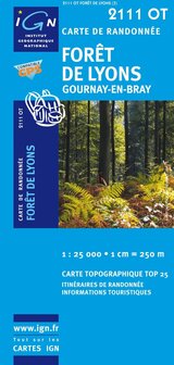 IGN - 2111OT For&ecirc;t de Lyons - Gournay-en-Bray