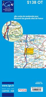 IGN - 2138OT Cahors - St-Cirq-Lapopie