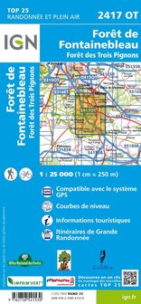 IGN - 2417OT For&ecirc;t de Fontainebleau