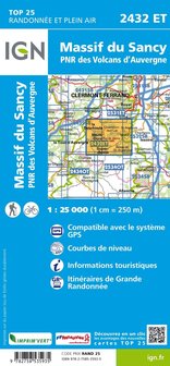 IGN - 2432ET Massif du Sancy