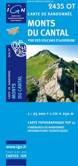 IGN - 2435OT Monts du Cantal