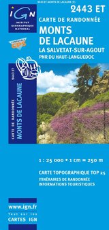 IGN - 2443ET Monts de Lacaune
