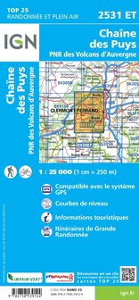 IGN - 2531ET Cha&icirc;ne des Puys
