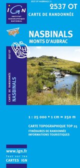 IGN - 2537OT Nasbinals - Monts d&#039;Aubrac