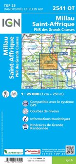 IGN - 2541OT Millau - St-Affrique