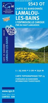 IGN - 2543OT Lamalou-les-Bains