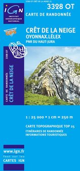 IGN - 3328OT Cr&ecirc;t de la Neige - Oyonnax - L&eacute;lex