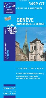 IGN - 3429OT Gen&egrave;ve - Annemasse - Le L&eacute;man