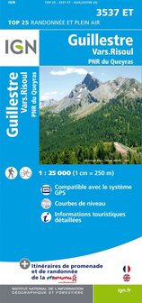 IGN - 3537ET Guillestre - Vars - Risoul
