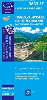 IGN - 3633ET Tignes - Val d&#039;Isere - Haute Maurienne