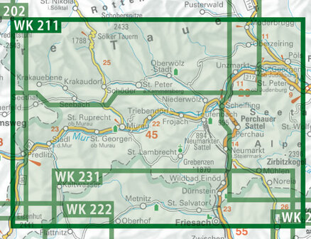 F&amp;B - WK 211 Murau-Scheifling-Grebenzen-S&ouml;lkpass