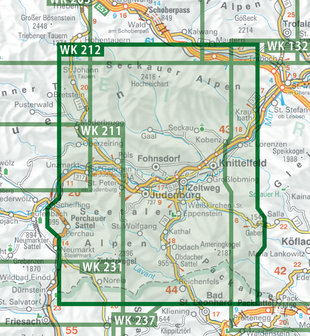 F&amp;B - WK 212 Seetaler Alpen-Seckauer Alpen-Judenburg-Knittelfeld