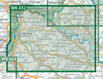 F&amp;B - WK 432 Donauradweg Passau-Eferding-Sauwald-Sch&auml;rding