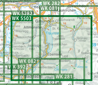 F&amp;B - WK 5503 Traunsee-Gmunden-Almtal-H&ouml;llengebirge-Traunstein