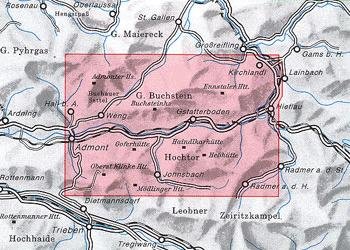 OeAV - Alpenvereinskarte 16 Ennstaler Alpen, Ges&auml;use (Weg + Ski)