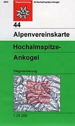 OeAV - Alpenvereinskarte 44 Hochalmspitze - Ankogel (Weg)