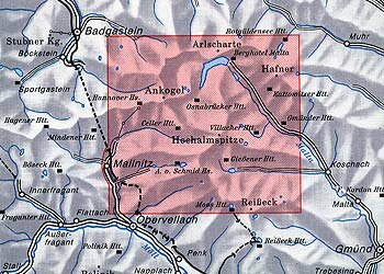 OeAV - Alpenvereinskarte 44 Hochalmspitze - Ankogel (Weg)